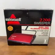 Bissell 2200 Series Vacuum Brushroller Vac Sweeper Red Rug Sweeper NEW IN BOX