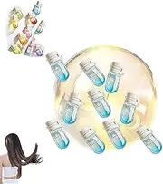 Perfume&Oil 2 In 1-Avocado Nourishing&Shining Hair Oil For Frizzy, Dry,10pcs Mini Scented HAIR PERFUME Oil,Scented hairOil perfume Mini Bottles For Women,Long-Lasting (Ocean Cold Water)
