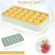 2Pcs Ice Cube Tray with Lid Silicone Ice Cube Mold Easy Release Ice Ball ❀❀
