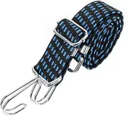 Bike Strap Bikes Tie Downs Bungee Cords Tarps Camo Mini Move Hanger Ratcheting Poles Bungee Cords with Hooks Heavy Duty Carabiner Bungee Hooks Car Tie Down Strap Blue Rubber Thread
