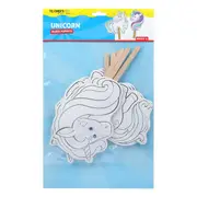 Teacher's Choice Paper Unicorn Puppets on Stick with Googly Eyes 6 Pack
