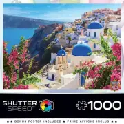 Masterpieces Jigsaw Puzzle; Santorini Spring; 1000 pieces