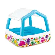 Intex 157cm Inflatable Kids/Children Swim Pool w/ Removable Sun Shade Assorted