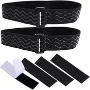 Gatuida 2pcs Boots Anti-tube Artifact Hook and Loop Straps for Boots Adjustable Boot Belts Adjustable Boot Holders Non-slip Straps for Shoes Boot Support Straps Black Nylon Light Wire