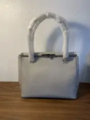 Kate Spade Knightsbridge Constance Large Patent Satchel Purse Soft Taupe $698