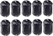10Pcs Ferrite Core 1.3 cm Clip-on Ferrite Ring Core Bead Noise Sppressor Snap High-freqency Filter Toroid for Data Lodspeaker Bead Cable Clips