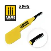 AMMO by Mig Jimenez Precision Scalpel Curved (5 scalpels in plastic blister)