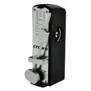 NEW Crown Mini Mechanical Wind Up Pendulum Metronome Tempo Timer (Black)