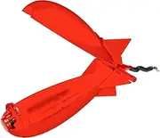 Fishing Bomb Bait, Carp Bait, Carp Fishings Tackle, Rockets Shape Fishing Feeder, Large Bomb Float Lure Baits Pellet Fishings Feeder Fishingse Tackle Nesting Tool (Red)