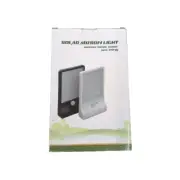 Solar Gutter Lights 36 LED Wall Sconces with Mounting Pole Outdoor Waterproof