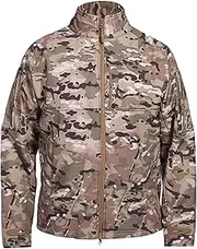 [DGKaxiyaHM] Men's Fall Outdoor Sports Stand Collar Soft Shell Coat Basic Waterproof Warm Fleece Slim Jacket Full Zip Fit Tops