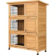 Chicken Coop Rabbit Hutch Wooden Pet Cage - L