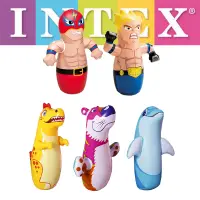 在飛比找蝦皮購物優惠-INTEX 充氣不倒翁 恐龍 海豚 拳擊 出氣筒 療癒小物 