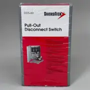 DIVERSITECH Pull-Out Disconnect Switch 60 Amp Reversible Door 180 Degree DDS-60