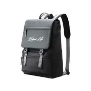 BOPAI Fashion Style Waterproof Microfiber Sporty Backpack 15.6" Black