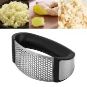 Stainless Steel Manual Rocking Mincer Garlic Press Crusher Kitchen Squeezer ZOKJ