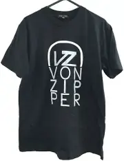 VZ Vonzipper Howling Black Surf T-Shirt - Tee, Size 12. NWT, RRP $39.99.