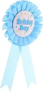 Sosoport Birthday Party Badge Happy Birthday Tinplate Celebration Ribbon Brooch Decorative Rote Button Pin for Festive Events Unique Design Fine Craftsmanship
