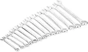 8-24mm Combination Wrench Set,Metric Nut Driver,Chrome Steel,Repair Tool Kit