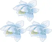 KAILIKETIY 1Set Flower Shaped Embroidered Appliques Decorative Patches for Clothing Repair Chic and Fashionable Embroidery Designs Easy to Use and Sew for Any Material