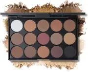 RoseFlower 15 Colors Matte Eyeshadow Palette Makeup