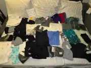 Lot of 22 Lbs of New Clothes Mix of Women Men Kids (Tags and No Tags) - All New