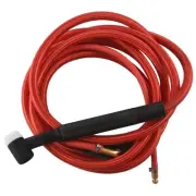 WP17F TIG Welding Torch Connector Gas-Electric Integrated Red Hose Cable9152