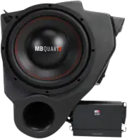 MB QUART 400 Watt 10" Under-Dash Subwoofer+Amplifier For Polaris RZR 2014-Up