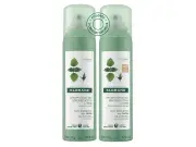 Klorane Nettle Dry Shampoo Colored Sebum Regulator for Brown and Brown Hair 2x150ml Lotto × 2
