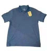 Tommy Bahama Regular Fit Golf Polo Shirt Blue Hydrangea Moisture Wicking SMALL