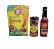 BIRRIA Trio Adobo Cooking SAUCE Birria Spice Seasoning Hot Sauce Salsa Combo pak