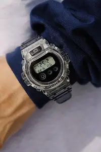 在飛比找Yahoo!奇摩拍賣優惠-CASIO卡西歐手錶男g-shock冰川冰韌透明運動電子男錶