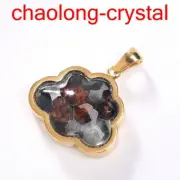 30.6Ct Pallasite Meteorite Pendant Brenham Meteorite Necklace --F8