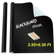 Holotap Extra Large Chalkboard Sticker 35.4" X 78.7" Self Adhesive Dry Erase ...