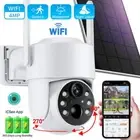 4MP Solar Battery Powered Security Camera Outdoor Home Wireless Color NightVsion
