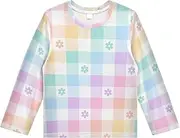 [Caihoyu] Boys Rash Guard Long Sleeve Lightweight Swim Shirts UPF 50+ Protection Swim Active Wear for Toddler Kid 3T