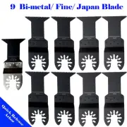 9 Saw Blade Oscillating Multi Tool Porter Cable Bosch Dremel Fein Craftsman 18V