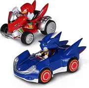 Sonic The Hedgehog Knuckles & Sonic Pull-Back Racers - 2-Pack