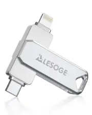 MFi Certified 128GB Flash Drive for iPhone Photo Stick, USB Thumb Drives Memo...