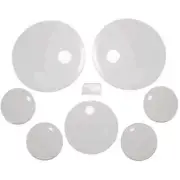 Dash Lens Gauge Set Speedometer Tachometer Clock 1963 Corvette 8 piece