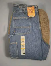 Vintage Carhartt Black Double Knee Pants Men’s 38 x 34 Loose Original Logger