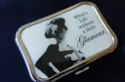 Fashionable Contact Lenses Case...Glamorous Girl...one of a kind!