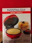 Nostalgia My Mini 5" Non Stick Surface Griddle-Burgers Pancakes Cookies Eggs New