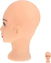 CANIGHT Wig Head Model Wig Stand Hat Display Head Wig Displaying Head Stand Wig Holder Head Hat Display Support Wig Storage Mannequin Head Caps Displaying Head Stand Caps Holder