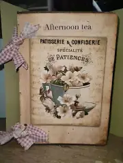 Afternoon Tea Junk Journals Scrapbook USA Seller