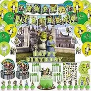 161PCS Kids Birthday Party Supplies Set, Serves 12 Guests