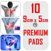 TENS EMS MACHINE REPLACEMENT PADS - 9cm x 5cm x 10 ELECTRODE PADS