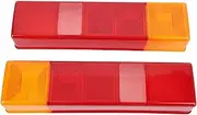 2PCS Rear Light Lens Left Right BP17 1547 Tail Lamp Cover Replacement for Ford Transit MK3 MK4 MK5 MK6
