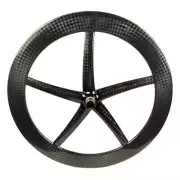 700C Carbon 5 Spoke 25mm Width Fixed Gear Carbon Wheels Bicycle Wheelset