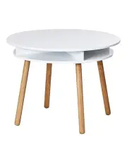 [Cooper & Co] Neve Kids Storage Table 80cm in White